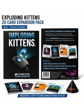 Exploding Kittens Imploding Kittens 20 Card Expansion Pack
